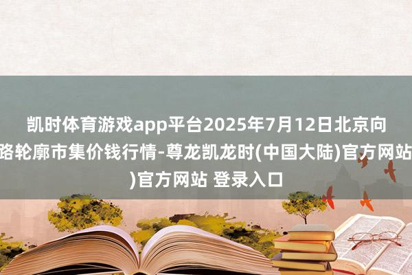 凯时体育游戏app平台2025年7月12日北京向阳区大洋路轮廓市集价钱行情-尊龙凯龙时(中国大陆)官方网站 登录入口